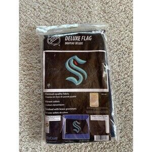 Seattle Kraken NHL Blue Logo 3' x 5' Deluxe Flag New